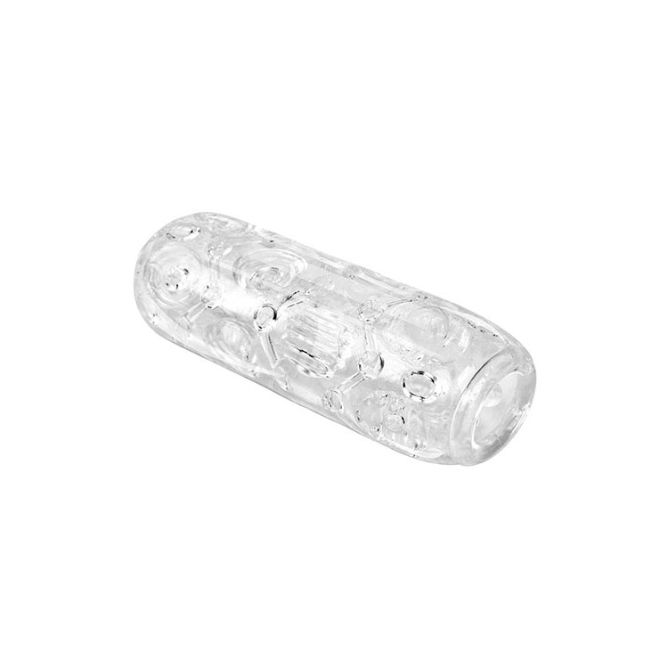 Adam & Eve Adam's Crystal Trio set of three clear textured TPE masturbator strokers